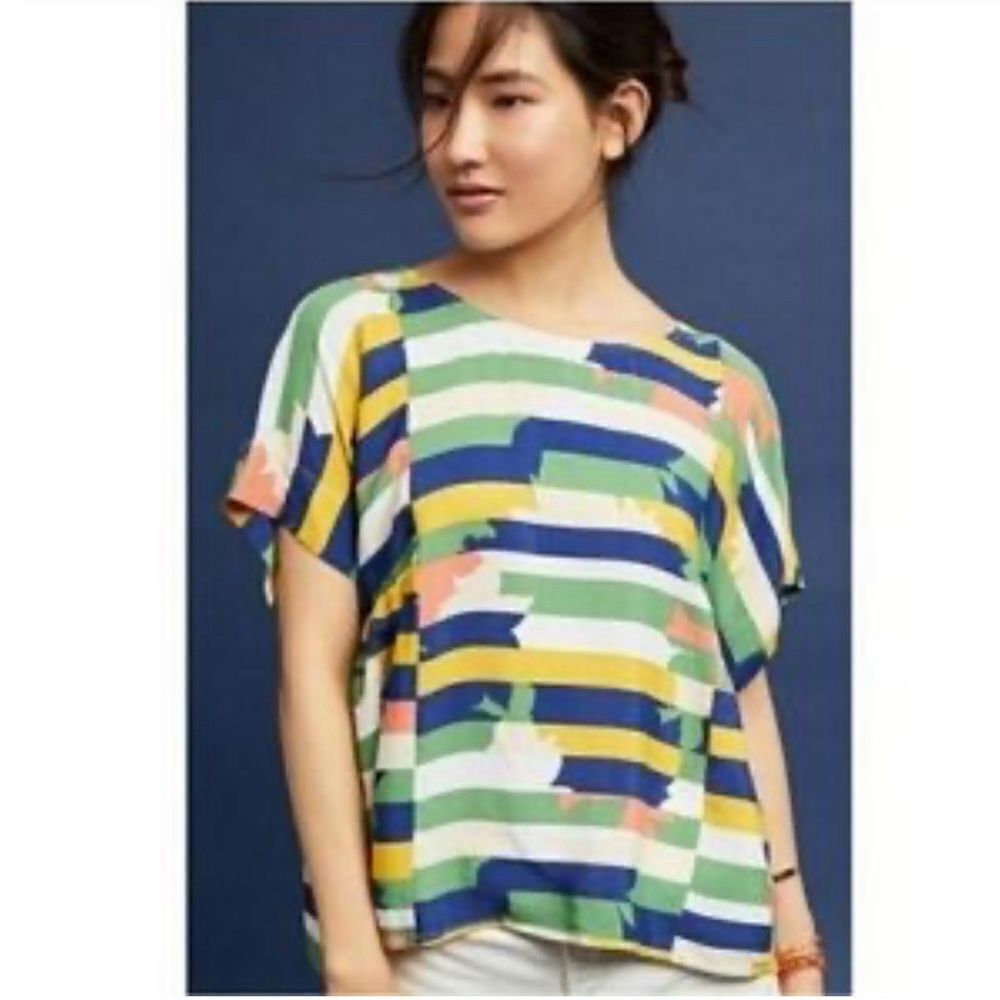 Anthropologie Maeve Multicolor Pullover Size M